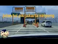 Driving in jalan Tol pantai indah kapuk-Road to jakarta serpong toll