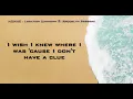HONNE - Location Unknown Feat Georgia ◐ (Brooklyn Session) (Lyrics)