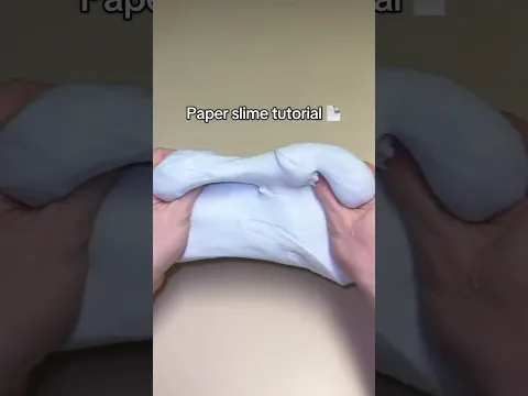 Slime de papel e sabonete?