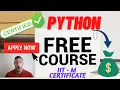 Learn Python for Free IIT - M Certification Course GUVI Free Python Course