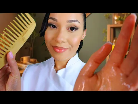 Download MP3 ASMR Scalp treatment 🍋 Scalp massage \u0026 Hair Wash | Personal Attention Roleplay with Layered Sounds