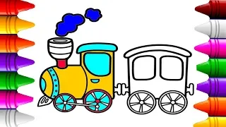 How To Draw Train Train Coloring Pages - Coloring Pages For Kids
