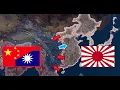 10 Years War of Resistance + Chinese Civil War! [HOI4 Timelapse]