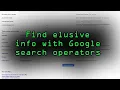 Google Search Like a Hacker Tutorial