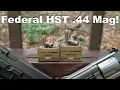 NEW Federal HST 44 Mag Finally a 44 Mag Ammo for CCW Federal HST 44 Mag VS 45 ACP P - Gel Test