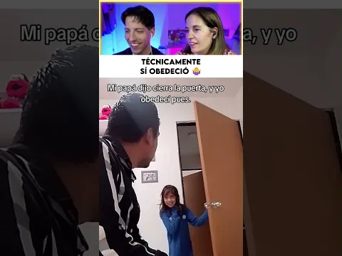 Su papá le pidió que cerrara la puerta y ella decidió obedecer demasiado bien