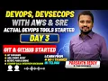 Git GitHub Started Day 3 DevOps DevSecOps AWS SRE Course in Telugu Git Real-Time Commands