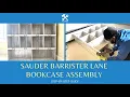 Sauder Barrister Lane Bookcase Assembly Model 423672 Evanjames Standard Bookcase Assembly