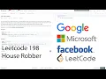 LeetCode-198 House Robber Code Walkthrough English