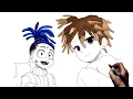 How To Draw XXXTentacion Juice WRLD Anime Step By Step