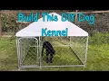 DIY How to Assemble a Chainlink Outdoor Dog Kennel Step by Step Tutorial Demonstration
