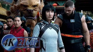 ten rings and villagers vs minions fight scene no bgm shang chi and the legend of the ten rings