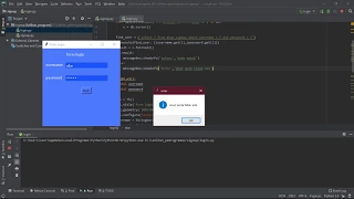 login tkinter and sqlite3 python