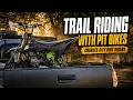 Trail Riding with Pit Bikes - Charles City Dirt Riders