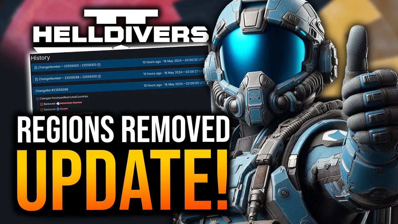 Helldivers 2 - Sony Reversed A Few Blocked Regions!