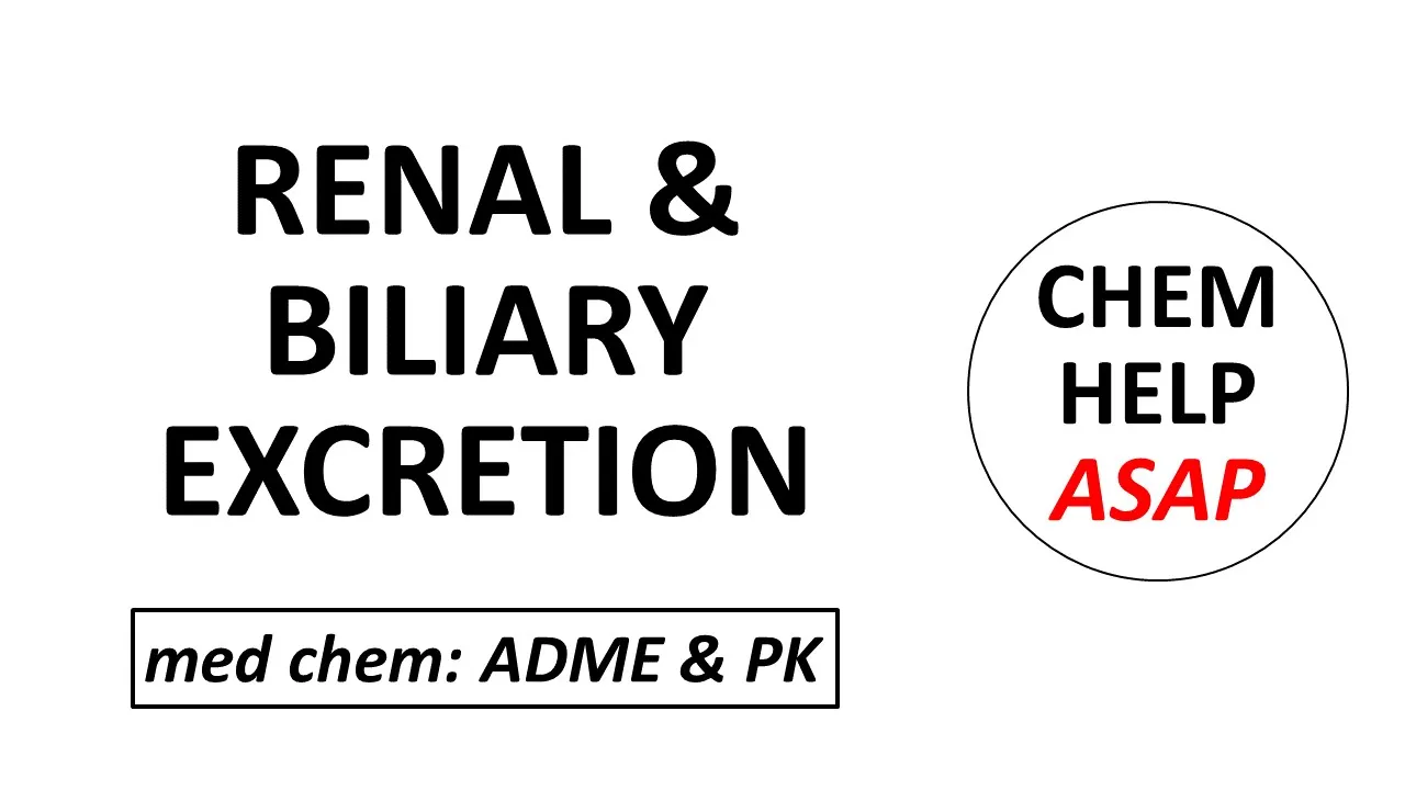 renal excretion & biliary excretion of drugs