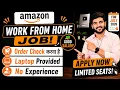 Amazon Work From Home Jobs 2026 Online Jobs At Home WFH Jobs For Freshers Verified Remote Jobs