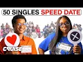 (NEW) 50 Singles Go SPEED DATING (PART 1)