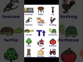 Words from T with pictures