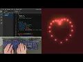 ASMR Programming - Heart Loading Animation Effect using Html CSS