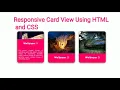 Awesome CSS Card Hover Effects CSS Image Card Effects Html CSS