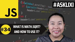 Chapter 34 Javascript Tutorial - What is Math sqrt How can you use Math sqr