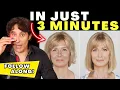 EXACT Step by Step 3 Minute FACE LIFTING Method