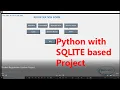 Python with SQLITE based Student Registration Form Application