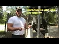 Replace Hydraulic line on Bobcat