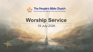TPBC Worship Service 19 July 2026