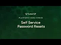 Self Service Password Resets