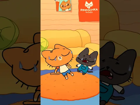 Você Consegue REFRESCAR o Simba e o Bino?🥵🙀 #gatos #simba #animação #engraçado