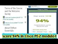 PE-2 Module 1 pe 2 Cisco python python test solution Cisco problem with me