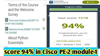 PE-2 Module 1 pe 2 Cisco python python test solution Cisco problem with me