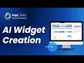 TapClicks AI Widget Creation - Create data visualizations with AI