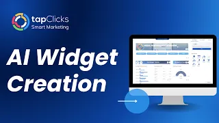TapClicks AI Widget Creation - Create data visualizations with AI