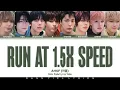Lagu AHOF (아홉) - 'RUN AT 1.5X SPEED' [Color Coded Han/Rom/Eng Lyrics]