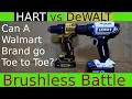 Hart Brushless Drill vs DeWalt Brushless Drill