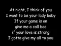 At Night I Think of You, I Want to Be Your Lady Baby -My boo Lyrics (Running Man challenge song)