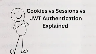 Cookies vs Sessions vs JWT Authentication Explained Web Security Simplified
