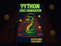 How to Make a Python Joke Generator in 60 Seconds No Internet Needed After Setup