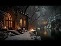 Lagu Snowy Night at the Old Library | Dark Academia Music - Warm Lights and Silent Thoughts ❄️