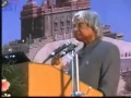 Lagu Dr. APJ Abdul Kalam speaking on Swami Vivekananda's 150th anniversary function in Gujarat