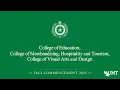 Education CMHT CVAD UNT Commencement Fall 2025