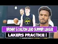 Download Lagu Lakers Practice! Bronny James \u0026 Dalton Knecht lead Summer league Team