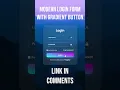 Create Modern Login Form with Gradient Button Effect