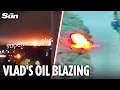 Download Lagu One of Russia’s largest oil refineries BLITZED in Ukraine drone strike