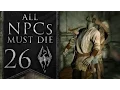 Skyrim All NPCs Must Die - The Left Hand Mine Massacre