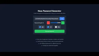 ASMR Programming - Password Generator