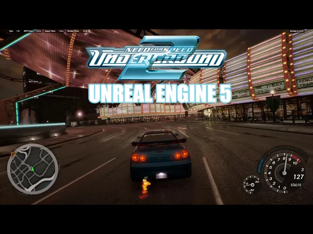 Need For Speed Underground 2 - Unreal Engine 5 Remake - TUFU
